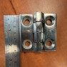 Шарнирная накладная петля 60х60х8 нержавеющая сталь AISI 304 Шарнирная накладная петля 60х60х8 нержавеющая сталь AISI 304