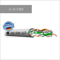 C6AU/U - кабель витая пара, 6 категория, U/UTP, 4 пары, 500 Мгц