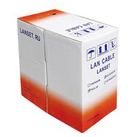LAN CABLE FTP 2P OUTDOOR 24AWG (cat5e,LANSET, кор 305м)