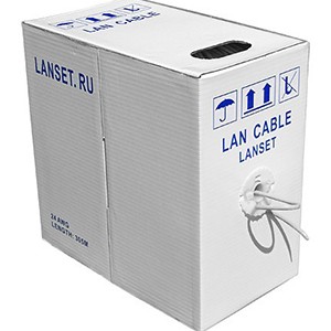 LAN CABLE LANSET UTP4 24AWG (упаковка 305м)