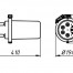Муфта оптическая тупиковая МВОТ-4120-44-108-1К36/КИП1/БД
