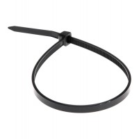 07-0201-5 Хомут-стяжка кабельная нейлоновая REXANT 200 x4,8 мм, черная, упаковка 100 шт.