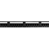 Патч-панель 19" UTP 24 порта RJ-45, категория 5e, Dual IDC (экранированная)