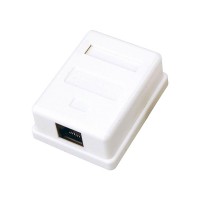 Розетка компьютерная REXANT 1-порт RJ-45 (8P8C), cat 5e, внешняя