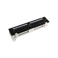 Патч-панель настенная, 12 портов RJ-45, категория 5е