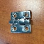 Шарнирная накладная петля 60х60х8 нержавеющая сталь AISI 304