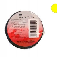 7100081320 Temflex 1300, желтая, универсальная изоляционная лента, 15мм х 10м х 0,13мм