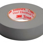7100080347 Temflex 1300, серая универсальная изоляционная лента, 19мм х 20м х 0,13мм