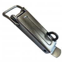 Замок защелка накидной L=140, нержавеющая сталь