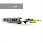 C5-F/U-24/1H - кабель витая пара, BASIC Solution, 5е категория, монтажный, F/UTP, 4 пары, 100 Мгц