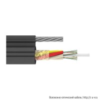Стандартный подвесной с выносным силовым элементом (ДПОм) | Оптический кабель завода «Инкаб»