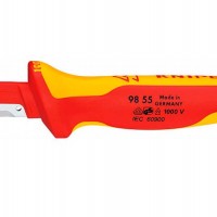 KN-9855 Нож с пяткой для снятия изоляции KNIPEX 98 55
