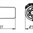 Муфта оптическая тупиковая МВОТ-4120-44-108-1К36/4М18 (МВОТ-108-4-Т-1-36 с механич. вводами)