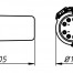 Муфта оптическая тупиковая МВОТ-4120-64-108-1К36