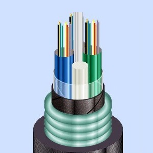 Оптический кабель ОБгПо с бронёй из гофрированной стальной ленты  (ОбгПо-с)