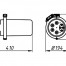 Муфта МВОТ-350-К6/3645(1)-ПРПЛ20SC-1О/4К-4К оптическая тупиковая