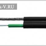 Оптический кабель ОПЦ-16А-4 (стальной трос 4кН)