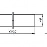 Полоса заземления 40х4х6000