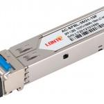 SFP WDM 1.25G Tx1310/Rx1550 10km LC DDM, industrial