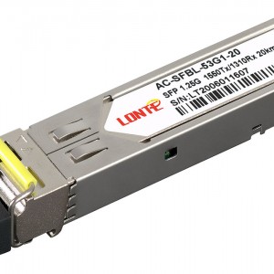 Модуль SFP WDM 1.25G Tx1550/Rx1310 20km LC DDM