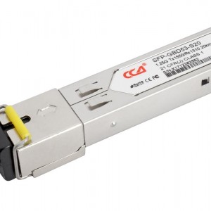 SFP WDM 1.25G Tx1550/Rx1310 20km SC